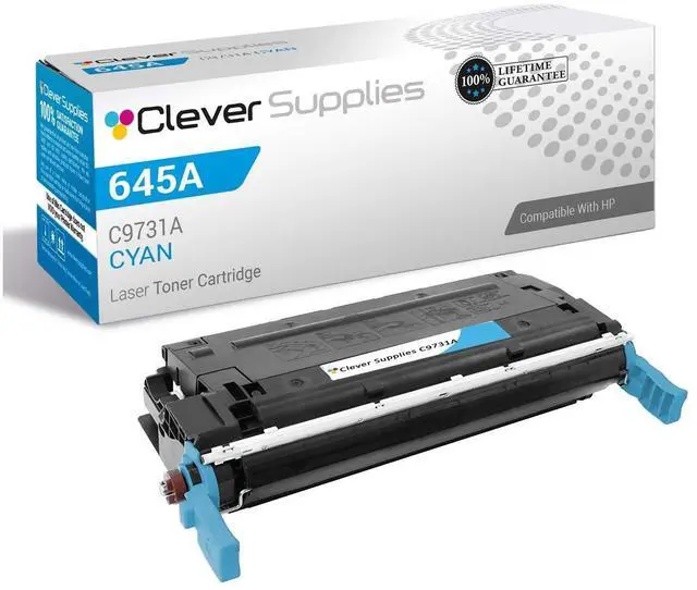 Main image of CS Replacement Toner Cartridge Compatible with HP 5550dn C9731A Cyan 645A Color 5500 5500N 5500DN 5500DTN 5500HDN 5550 5550N 5550DN 5550DTN 5550HDN
