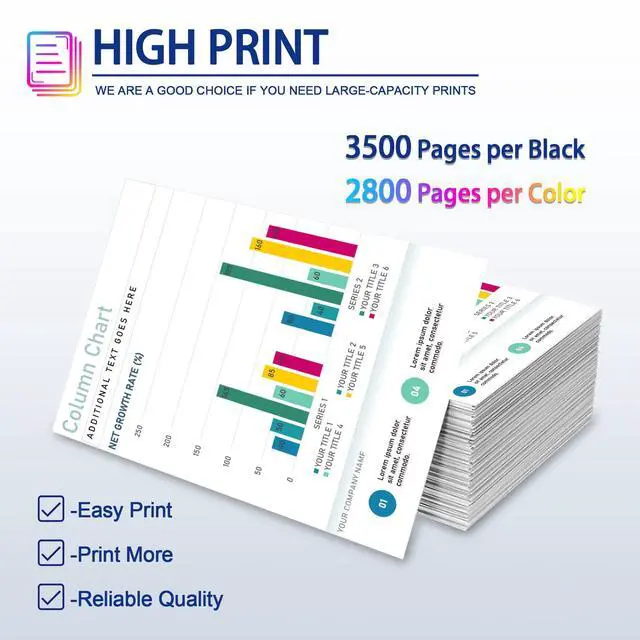 Alt view image 3 of 7 - TN227 Toner Replacement for TN227 TN 227 TN-227 TN-227BK/C/M/Y High Yield Toner Cartridge for MFC-L3770CDW MFC-L3710CW MFC-L3750CDW HL-3230CDW HL-3210CW Printer (4 Pack)