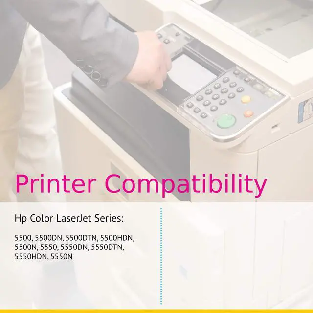Alt view image 5 of 6 - CS Replacement Toner Cartridge Compatible with HP 5550dn C9731A Cyan 645A Color 5500 5500N 5500DN 5500DTN 5500HDN 5550 5550N 5550DN 5550DTN 5550HDN