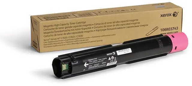 Main image of VersaLink C7020 /C7025 /C7030 Magenta High Capacity Toner Cartridge (9,800 Pages) - 106R03743