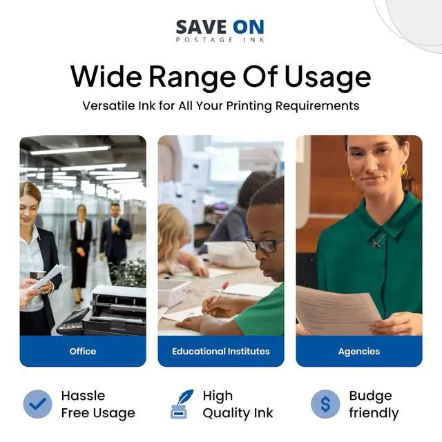 Alt view image 7 of 7 - Compatible Pitney Bowes SL-870-1 Red Ink Cartridge (2 Pack) Inkjet Printer Ink for SendPro Mailstation CSD1 Postage Meter Machine - PB Replacement Printer Cartridge w/OEM Compatibility