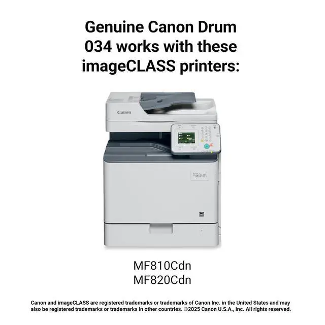 Alt view image 6 of 6 - Genuine 034 Magenta Drum Cartridge Compatible with MF810Cdn, MF820Cdn