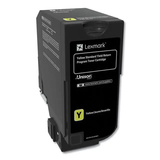 Alt view image 2 of 4 - 74C10Y0 CS720, CS725, CX725 Yellow Return Program Cartridge Toner