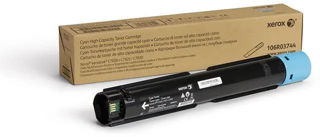 Main image of VersaLink C7020 /C7025 /C7030 Cyan High Capacity Toner Cartridge (9,800 Pages) - 106R03744