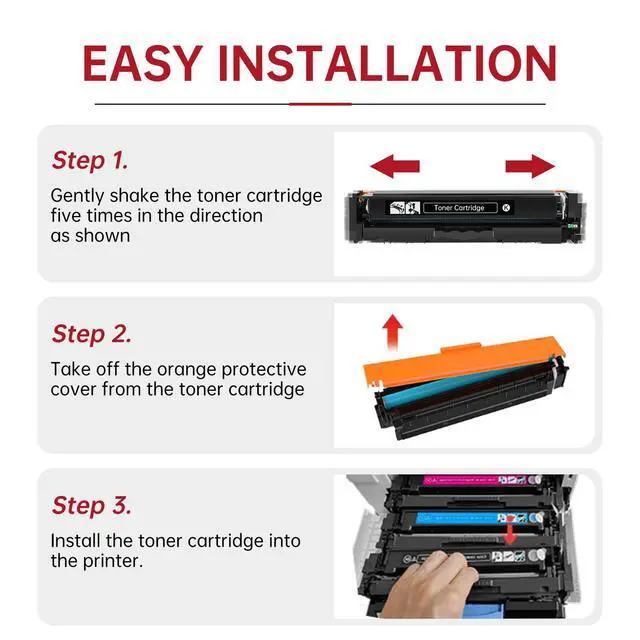 Alt view image 7 of 7 - 075 075H Toner Cartridges Set with Chip Compatible with Canon ImageCLASS MF665Cdw LBP646Cdw LPB647Cdw MF662Cdw MF663Cdw Printers for 075 075H CRG-075 CRG-075H Cartridges(BCYM,4-Pack)
