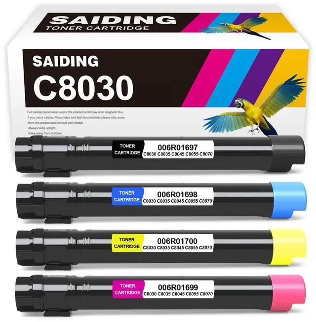 Main image of AltaLink C8030 Toner Cartridge Compatible with Xerox AltaLink C8035 | 006R01697 006R01698 006R01699 006R01700 Replacement for AltaLink C8045 AltaLink C8055 AltaLink C8070 Printer