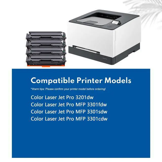 Alt view image 3 of 7 - 218A Toner Cartridges 2Black with Chip Compatible for HP 218A W2180A Toner Cartridges Color LaserJet Pro MFP 3301fdw Toner 3301cdw 3201dw 3301sdw Printer Ink MFP 3301 W2180A 218A Toner