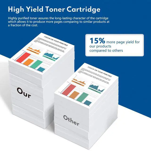 Alt view image 4 of 7 - 218A Toner Cartridges 2Black with Chip Compatible for HP 218A W2180A Toner Cartridges Color LaserJet Pro MFP 3301fdw Toner 3301cdw 3201dw 3301sdw Printer Ink MFP 3301 W2180A 218A Toner