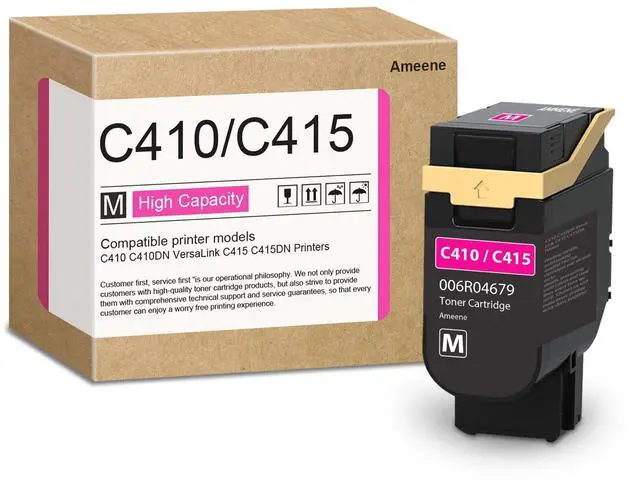 Main image of C410/C415 Magenta Toner Cartridge 1 Pack - 006R04679 Toner Cartridge Replacement for C410 C410DN VersaLink C415 C415DN Printer