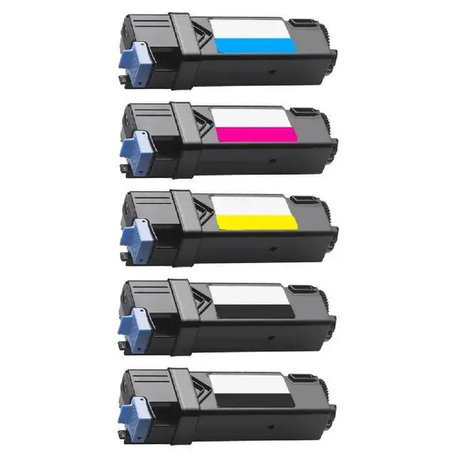 Alt view image 2 of 4 - WOC Compatible Toner Cartridge Replacement for Xerox | 106R01278 / 106R01279 / 106R01280 / 106R01281 (5-Pack: Cyan + Magenta + Yellow + 2x Black) for Use in Phaser 6130