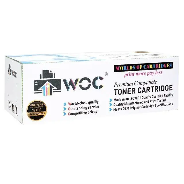 Alt view image 3 of 4 - WOC Compatible Toner Cartridge Replacement for Xerox | 106R01278 / 106R01279 / 106R01280 / 106R01281 (5-Pack: Cyan + Magenta + Yellow + 2x Black) for Use in Phaser 6130