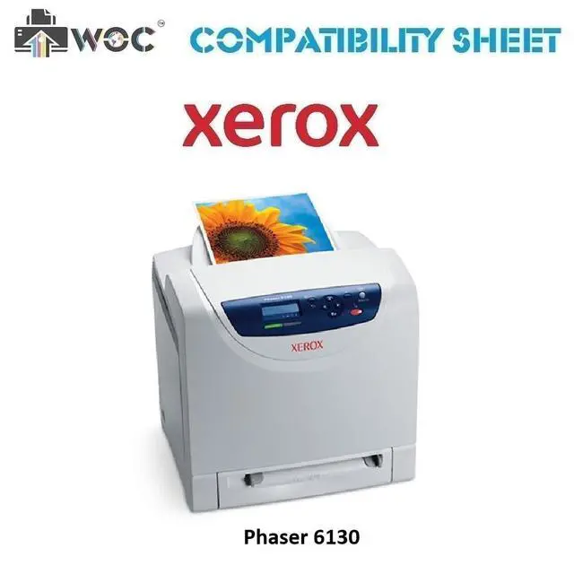 Alt view image 4 of 4 - WOC Compatible Toner Cartridge Replacement for Xerox | 106R01278 / 106R01279 / 106R01280 / 106R01281 (5-Pack: Cyan + Magenta + Yellow + 2x Black) for Use in Phaser 6130