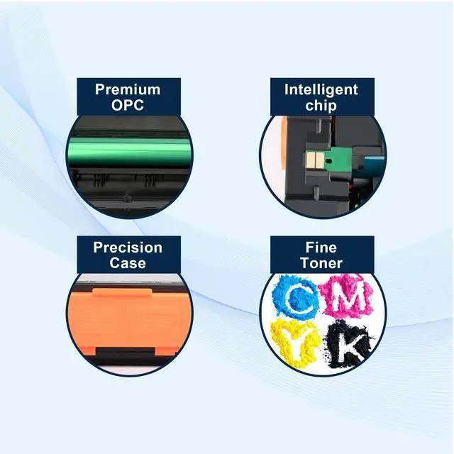 Alt view image 4 of 6 - 067 Black Toner Cartridge Replacement for Canon 067 067H CRG-067 to use with Canon Color ImageCLASS LBP632Cdw MF656CDW MF650c MF652Cw MF654CDW MF653Cdw MF651CW LBP631CW LBP633CDW Printer ink (2 Pack)