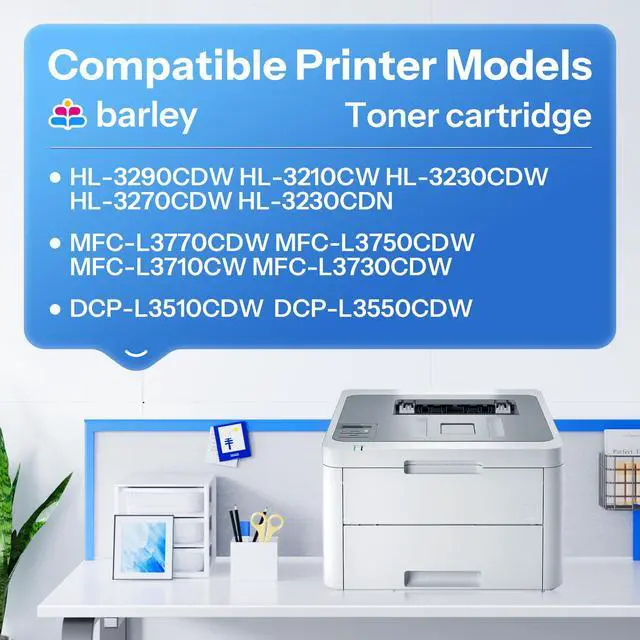 Alt view image 2 of 7 - TN-223 TN223BK/C/M/Y Toner Cartridge 4 Pack Compatible TN223 4PK TN-223BK/C/M/Y Ink Cartridges Replacement for Brother TN223 Black Cyan Magenta Yellow Toner Cartridges Set: TN2234PK