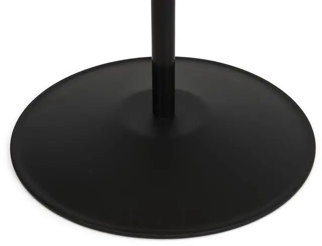 Alt view image 5 of 6 - 11x17 Sign Stand with Height-Adjustable Post, Top-Loading Sign Frame Includes PVC Backer and 2 Non-Glare Lenses for Double-Sided Presentations, Aluminum (Black)