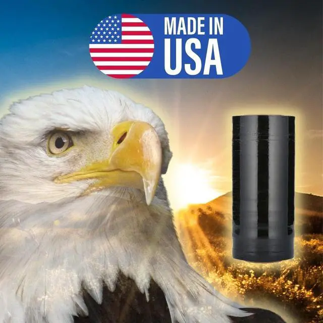 Alt view image 7 of 7 - PSBM 8 Rolls 18 Inch x 1500 Feet 80 Gauge UVI Protection Black Stretch Film/Wrap, Heavy Duty Industrial Strength Shrink Plastic Wrap for Moving, Packing, Shipping, Pallet Wrapping & Storage