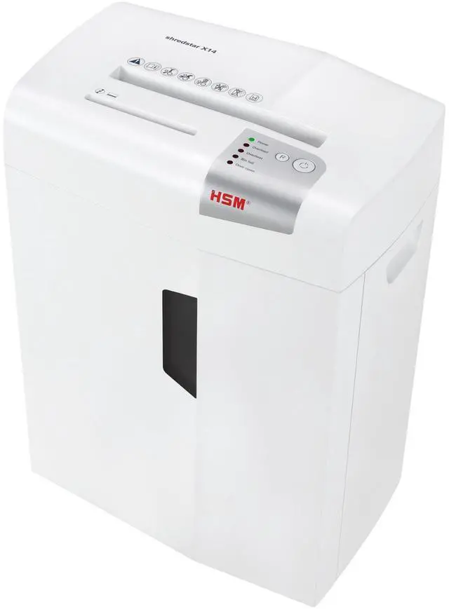 Main image of shredstar X14 Cross-Cut Shredder; Shreds Up to 14 Sheets; 6.1-Gallon Capacity Shredder White | 1057W