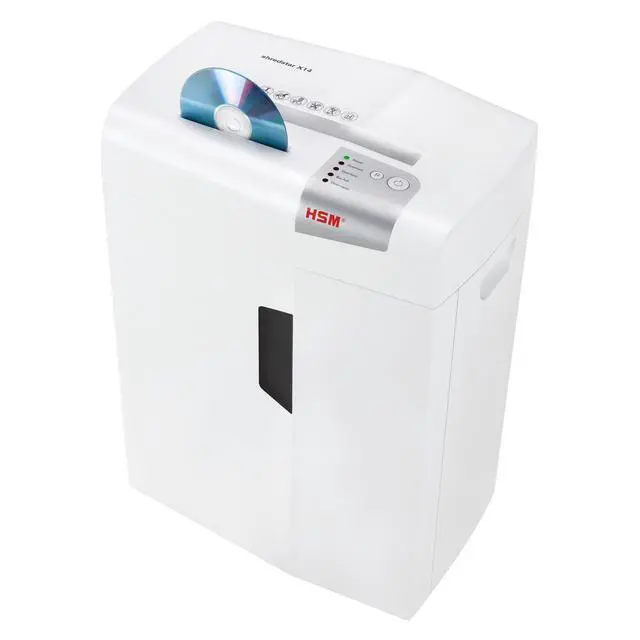 Alt view image 4 of 7 - shredstar X14 Cross-Cut Shredder; Shreds Up to 14 Sheets; 6.1-Gallon Capacity Shredder White | 1057W