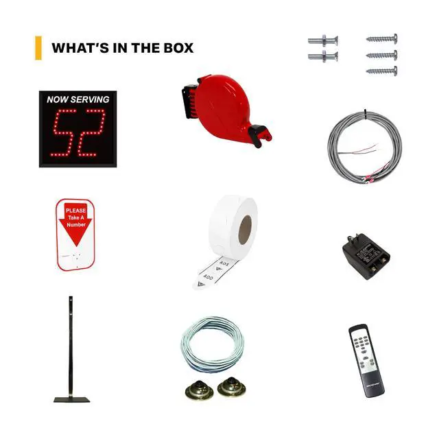 Alt view image 2 of 6 - 2-Digit Take A Number System with Free Ticket Roll (Made In America)