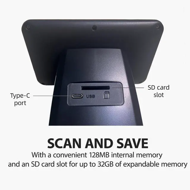 Alt view image 7 of 7 - BEONEGLOBAL ClearScan S5 Film Scanner High-Resolution Film&Slide Scanner with 5 LCD Convert 135, 126, 110 Super8 Negatives and Slides to 24MP Digital JPEG Photos Quickly