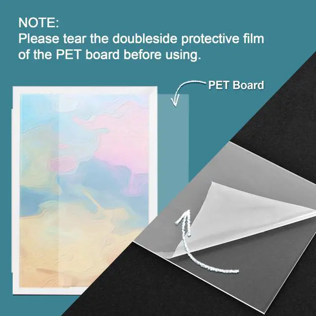 Alt view image 3 of 7 - White Hidden Board, Enclosed Whiteboard with Wooden Frame, 20x30in Poster Frame and Functional Whiteboard for Office, Home(Poster Not Included)
