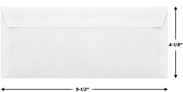 Alt view image 7 of 7 - #10 Security Business Envelopes Letter Size 4-1/8" x 9-1/2" Peel and Seal, Privacy Lined, No-Window, Press-It Seal-It Self-Adhesive for Home & Office Mailing, 200 Count (742020) (Pack of 12)