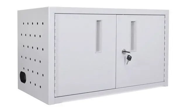 Alt view image 3 of 7 - LLTMW16-G Wall/Desk Charging Box 16 Tablets, Gray