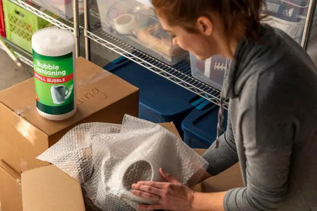 Alt view image 4 of 7 - Brand Small Bubble Cushioning Wrap for Moving&Shipping-30 FT Bubble Packing Wrap for Extra Protection Packaging Boxes&Mailers-Clear-Bubble Roll Moving Supplies,Perforated Every 12 IN,(Pack of 12)
