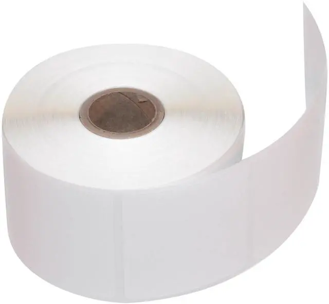 Main image of Direct Thermal Labels, 2-Inch x 2 Inch, White, Roll, Permanent Adhesive, Perforations Between Labels, 700 per Roll, 12 Rolls per Carton (530730)