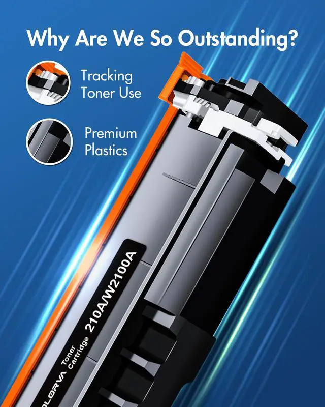 Alt view image 4 of 7 - 210A 210X Toner Cartridges 4 Pack | Replacement for HP 210A 210X Compatible with HP Color Laserje Pro MFP 4301fdw Wireless Printer MFP Pro 4301fdn 4201dw 4201dn,Color Pro MFP 4301 4201 Series Printer