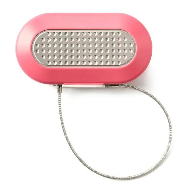 Alt view image 2 of 7 - Pink Portable Small Safe - Set Your Own Combination, Travel-Friendly Design for Phone, Passport & Money Storage, Model 5900DPNK (Pack of 4)