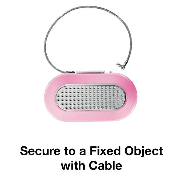 Alt view image 5 of 7 - Pink Portable Small Safe - Set Your Own Combination, Travel-Friendly Design for Phone, Passport & Money Storage, Model 5900DPNK (Pack of 4)