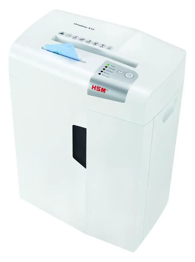 Alt view image 6 of 7 - shredstar X12 Cross-Cut; Shreds Up to 12 Sheets; 6.1-Gallon Capacity Shredder, White | 1059