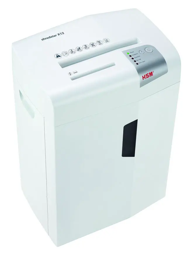 Alt view image 5 of 7 - shredstar X12 Cross-Cut; Shreds Up to 12 Sheets; 6.1-Gallon Capacity Shredder, White | 1059