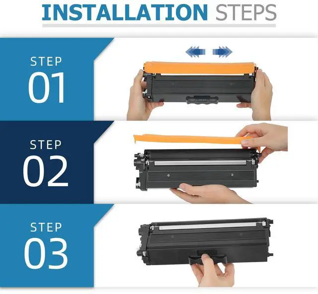 Alt view image 5 of 6 - TN431 TN-431 4-Color Toner Cartridge Set TN 431 TN-431 MFC-L8900CDW | Compatible for Brother TN431 MFC-L8900CDW HL-L8360CDW HL-L8260CDW MFC-L8610CDW HL-L8360CDWT MFC L8900CDW Printer Ink