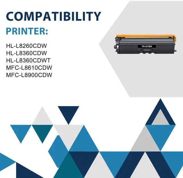 Alt view image 2 of 6 - TN431 TN-431 4-Color Toner Cartridge Set TN 431 TN-431 MFC-L8900CDW | Compatible for Brother TN431 MFC-L8900CDW HL-L8360CDW HL-L8260CDW MFC-L8610CDW HL-L8360CDWT MFC L8900CDW Printer Ink