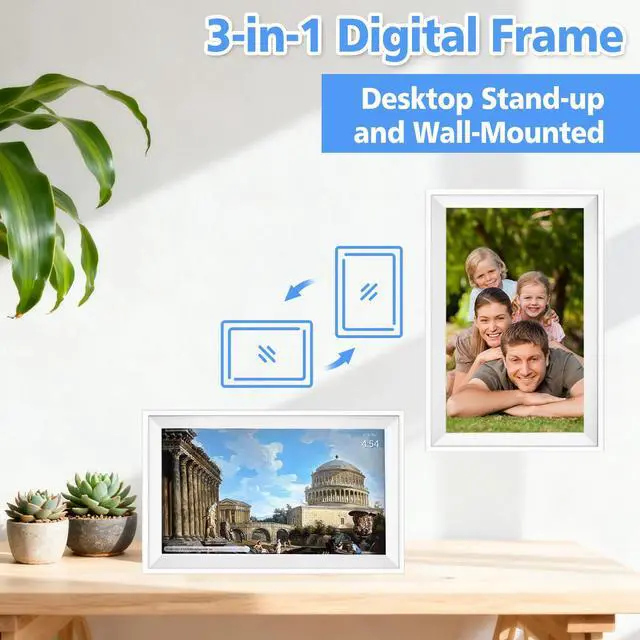 Alt view image 6 of 7 - Digital Calendar 15.6" Wall Touch Screen Planner Electronic Calendar & Chore Chart, Smart Calendars Interactive Display for Family Organize Routines Schedules Meal Planner with Digital Picture Frame