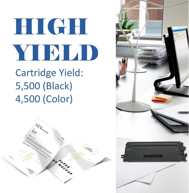 Alt view image 3 of 7 - TN635XL TN635 Toner Cartridge Set MFC-L8930CDW HL-L8430CDW MFC-L8730CDW | Compatible for Brother TN 635XL TN-635XL TN-635 for HL-L8570CDW MFC-L8970CDW HL-L8430CDWT MFC-EX575 Ink Printer 4 Pack