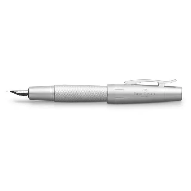 Alt view image 3 of 5 - e-motion Fountain Pen, Pure Silver - Extra Fine
