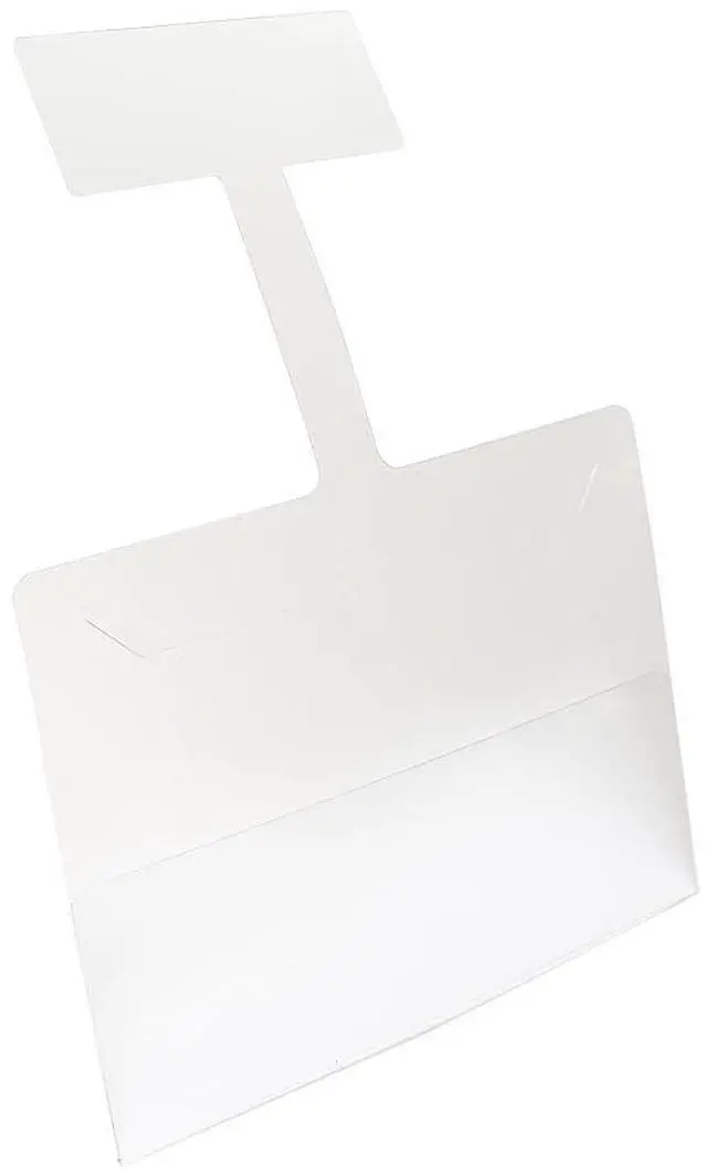 Main image of Shelf Talker Sign Holder, Channel Wobbler, 3-1/2 by 5-1/2 Inch Signs, 100 Pack