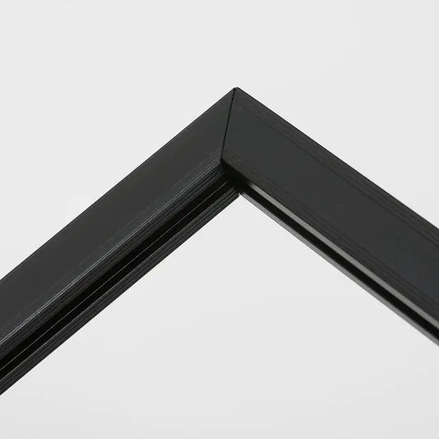 Alt view image 5 of 7 - Metal Oval Info Board Black 24x36 Inches Slide-In Poster Sign Holder 1 Tier Double Sided Floor Standing Pedestal Advertising Display with Backing and Anti-Glare PET Cover