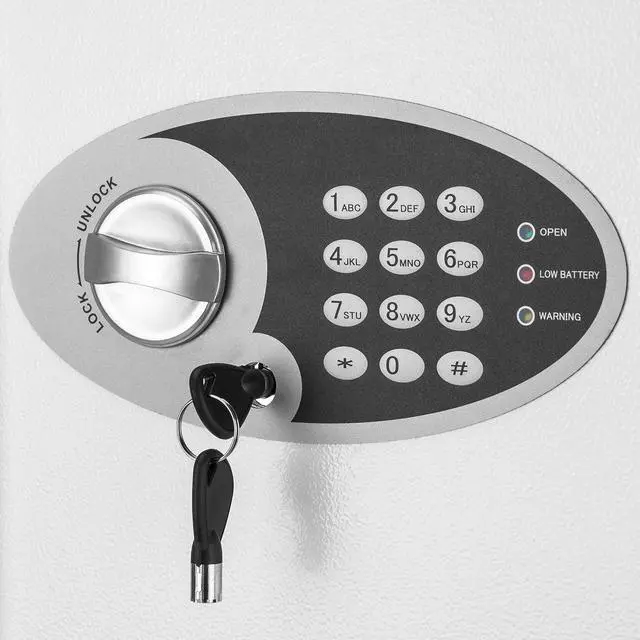 Alt view image 4 of 5 - Steel 144 Key Cabinet with Electronic Keypad Lock Box, White