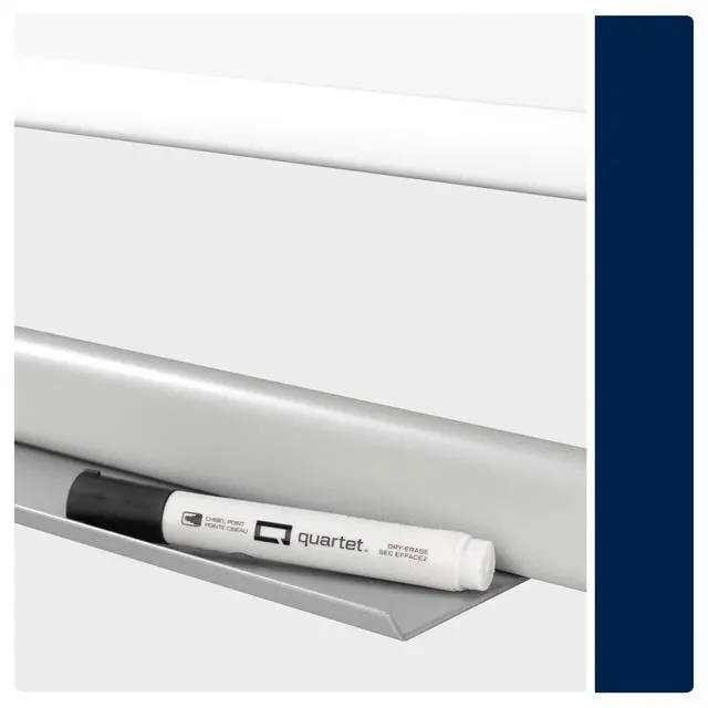 Alt view image 5 of 6 - Magnetic Dry-Erase Board, 48" x 36" (4' x 3') Nano-Clean Easel Whiteboard, Double-Sided, Silver Frame (Q284836A01-R)