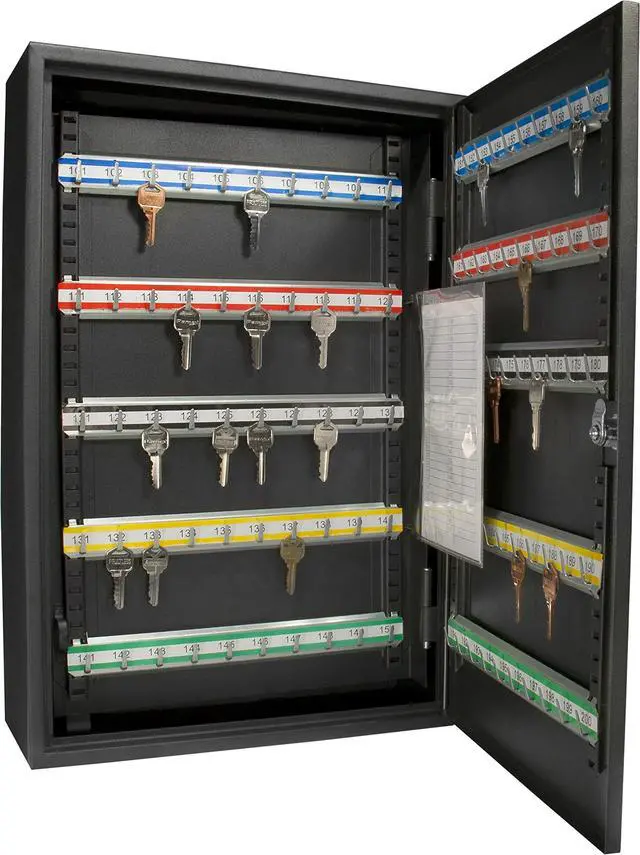 Alt view image 4 of 5 - Barska 200 Position Adjustable Key Lock Cabinet with Key Lock