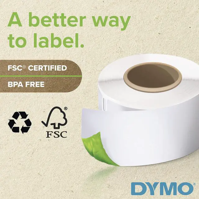 Alt view image 3 of 7 - Authentic LW Extra-Large Shipping Labels Labels for LabelWriter 5XL and 4XL Label Printers Only White 4" x 6" 1 Roll of 220 (Pack of 6)