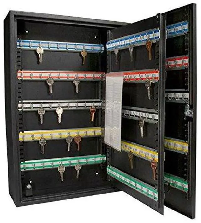 Main image of Barska 200 Position Adjustable Key Lock Cabinet with Key Lock