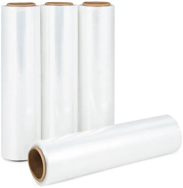 Main image of 18" Shrink Wrap, 1500 Feet Heavy Duty 60 Gauge Plastic Wrap Stretch Film Shrink Wrap Roller for Moving, 12 Pack Stretch Wrap for Packing, Moving Supplies, Furniture & Pallets