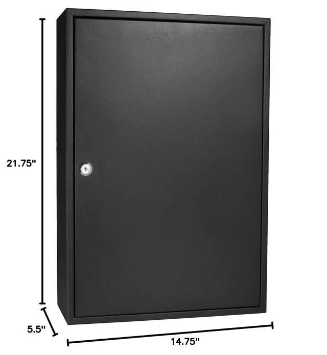 Alt view image 2 of 5 - Barska 200 Position Adjustable Key Lock Cabinet with Key Lock