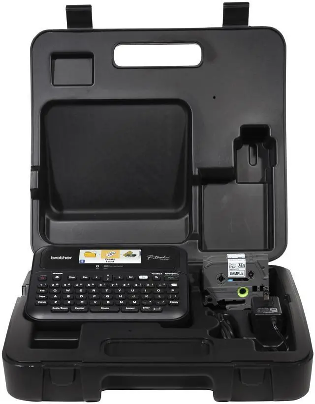 Main image of P-Touch PT- D610BTVP Business Professional Connected Label Maker | Connect and Create via Bluetooth® on TZe Label Tapes up to ~1 inch