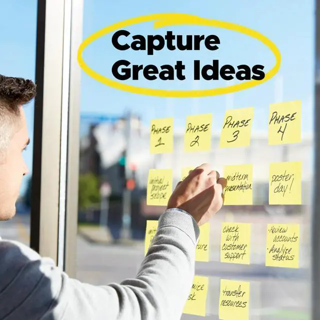 Alt view image 7 of 7 - Super Sticky Dispenser Pop-up Notes,12 Sticky Note Pads,3 x 3 in.,2X The Sticking Power,New Year Organization or Second Semester School Supplies,Canary Yellow,(Pack of 12)